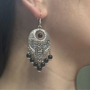 Bohemian Western Style Vintage Beaded &‎ Tassel Dangle Earrings